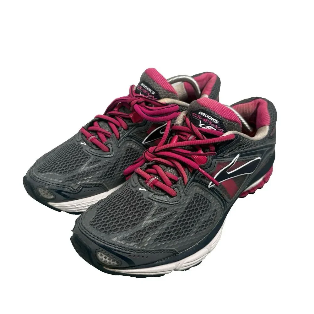 Brooks Ravenna 5 Womens US Size 9 M / EU 40.5 Running Shoes Gray Pink Sneakers